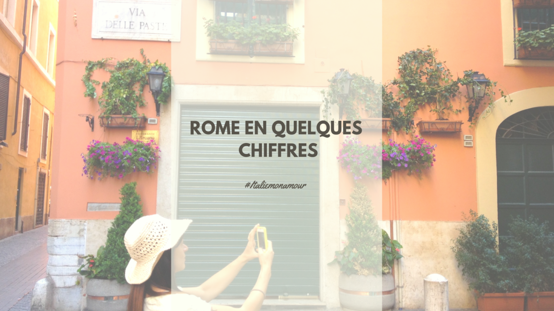 Une jeune femme prend une photo dans une ruelle colorée et fleurie de Rome