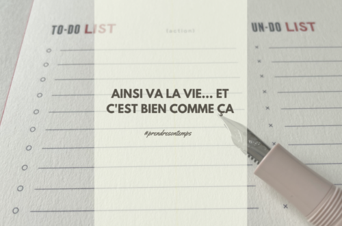 Vue sur une feuille permettant de faire une to-do list