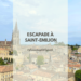 Vue sur les toits de la cité de Saint-Emilion